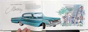 1960 Mercury Dealer Sales Brochure Monterey Commuter Montclair Park Lane