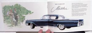 1960 Mercury Dealer Sales Brochure Monterey Commuter Montclair Park Lane