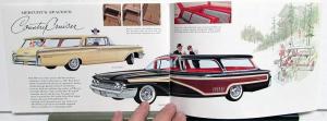 1960 Mercury Dealer Sales Brochure Monterey Commuter Montclair Park Lane