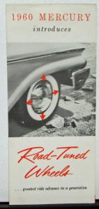 1960 Mercury Dealer Sales Brochure Folder Road-Tuned Wheels