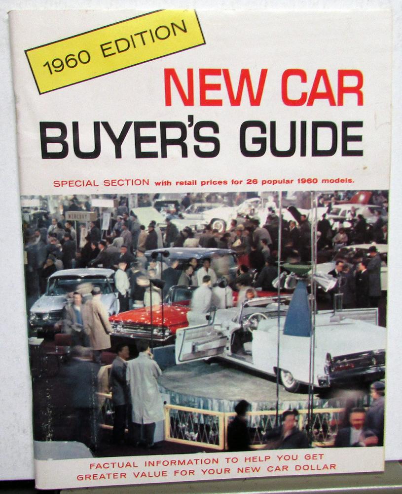 1960 Mercury Dealer New Car Buyers Guide Information Tips Prices Comparisons