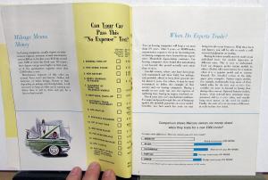 1960 Mercury Dealer New Car Buyers Guide Information Tips Prices Comparisons