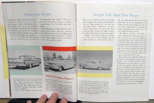 1960 Mercury Dealer New Car Buyers Guide Information Tips Prices Comparisons