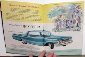 1960 Mercury Dealer New Car Buyers Guide Information Tips Prices Comparisons