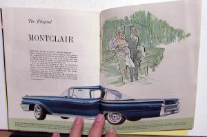 1960 Mercury Dealer New Car Buyers Guide Information Tips Prices Comparisons