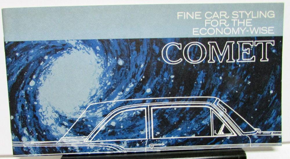 1960 Mercury Comet Dealer Prestige Sales Brochure Features Original