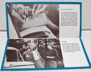 1961 Mercury Comet Dealer Accessories Sales Brochure Options Original