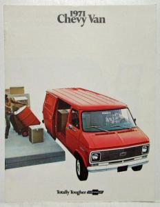 1971 Chevrolet Chevy Van Color Sales Brochure Revision 2