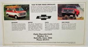 1974 Chevrolet What Lasting Chevy Truck Value is All About Sales Mailer Folder