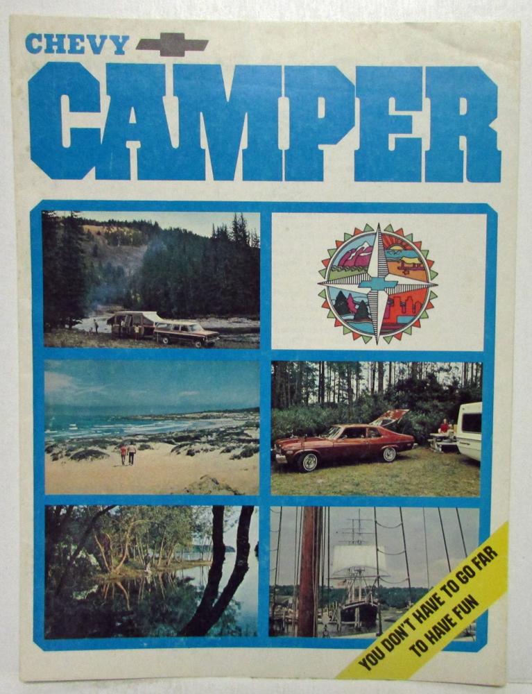 1975 Chevrolet Chevy Camper Sales Brochure Vol 4 No 4