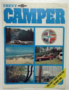 1975 Chevrolet Chevy Camper Sales Brochure Vol 4 No 4
