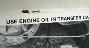 1975 1976 Chevrolet Trucks Transfer Case Diagnosis Technician Booklet Original