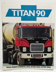 1976 Chevrolet Titan 90 Truck Sales Brochure
