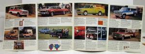 1977 Chevrolet Tough Chevy Trucks Full Line Sales Folder Blazer ElCamino Luv Van