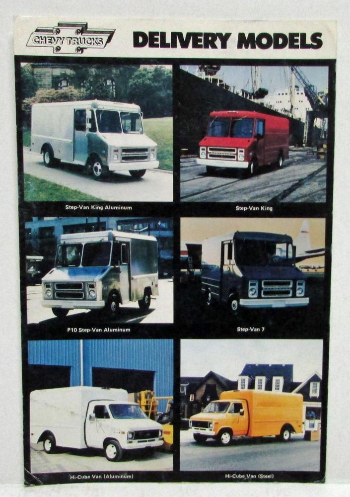 1977 Chevrolet Trucks Deliver Models Sales Postcard