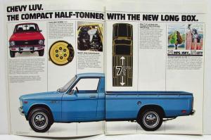 1978 Chevrolet Luv New Series 8 Sales Folder with Engine Data Sheet