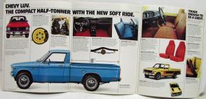 1978 Chevrolet Luv New Series 8 Sales Folder with Engine Data Sheet