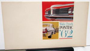 1962 Pontiac Bonneville Star Chief Catalina Safari Grand Sales Brochure Original