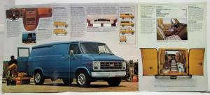 1978 Chevrolet Vans Sportvans Caravans Nomads Sales Brochure
