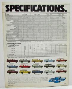 1978 Chevrolet Suburban Sales Brochure