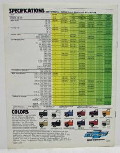 1978 Chevrolet Medium Duty Trucks Sales Brochure