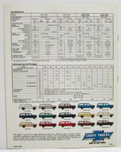 1979 Chevrolet Suburban Sales Brochure