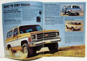 1979 Chevrolet Blazer Sales Brochure