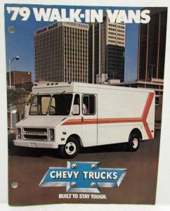 1979 Chevrolet Walk-In Vans Sales Folder