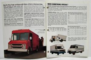 1979 Chevrolet Walk-In Vans Sales Folder