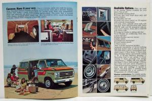 1979 Chevrolet Vans Sportvans Caravans Nomads Sales Brochure