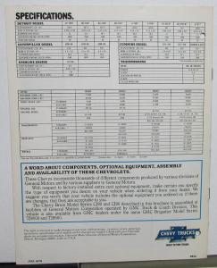 1979 Chevrolet Trucks Bruin Sales Brochure