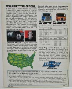 1979 Chevrolet Titan Truck Sales Brochure
