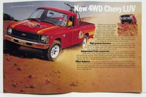 1979 Chevrolet Luv Series 9 Sales Brochure