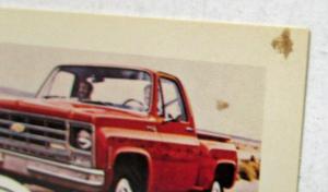 1979 Chevrolet Trucks Set of 4 Postcards