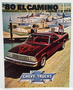 1980 Chevrolet El Camino Sales Folder