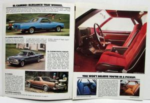 1980 Chevrolet El Camino Sales Folder