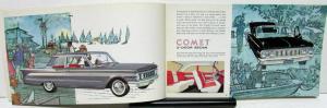 1961 Mercury Comet Dealer Sales Brochure Color Features Original