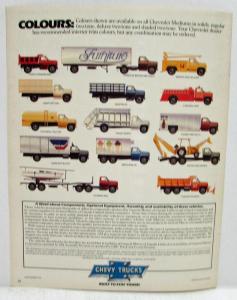 1980 Chevrolet Medium Duty Trucks Sales Brochure Canadian