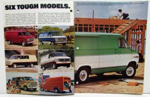 1980 Chevrolet Vans Sportvan Nomad Caravan Hi-Cube Sales Brochure
