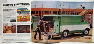 1980 Chevrolet Vans Sportvan Nomad Caravan Hi-Cube Sales Brochure