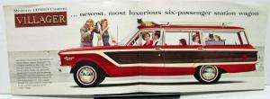 1962 Mercury Comet Custom Villager Dealer Sales Brochure Features Station Wagon