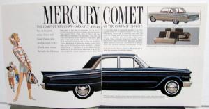 1962 Mercury Monterey Meteor Comet Dealer Sales Brochure Features Options