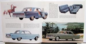 1962 Mercury Monterey Meteor Comet Dealer Sales Brochure Features Options