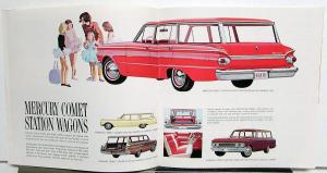 1962 Mercury Monterey Meteor Comet Dealer Sales Brochure Features Options