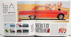 1962 Mercury Monterey Meteor Comet Dealer Sales Brochure Features Options