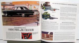 1962 Mercury Monterey Meteor Comet Dealer Sales Brochure Features Options