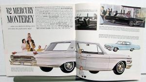 1962 Mercury Monterey Meteor Comet Dealer Sales Brochure Features Options