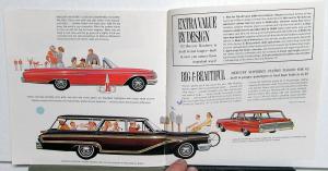 1962 Mercury Monterey Meteor Comet Dealer Sales Brochure Features Options
