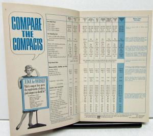 1962 Mercury Car Buyers Guide Features & Value Comparison Sales Brochure