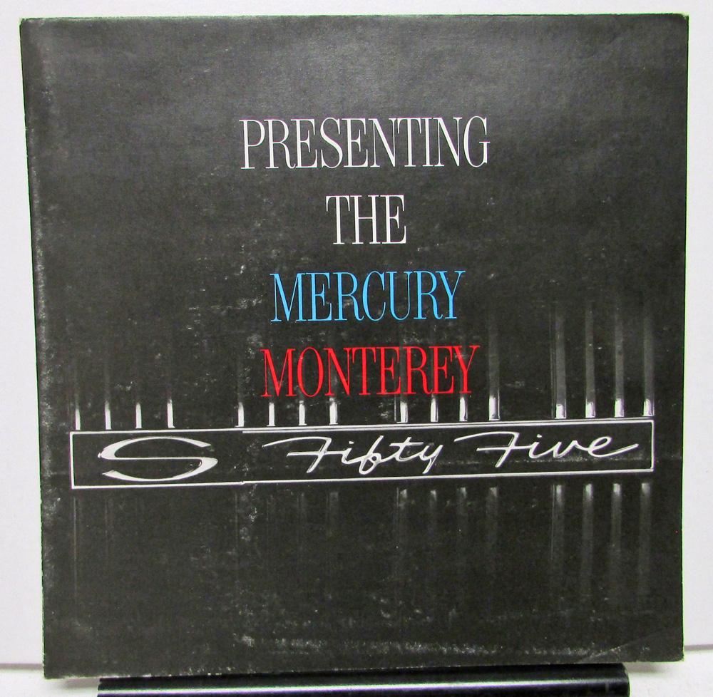 1962 Mercury Dealer Sales Brochure Monterey S-55 Features Original Folder